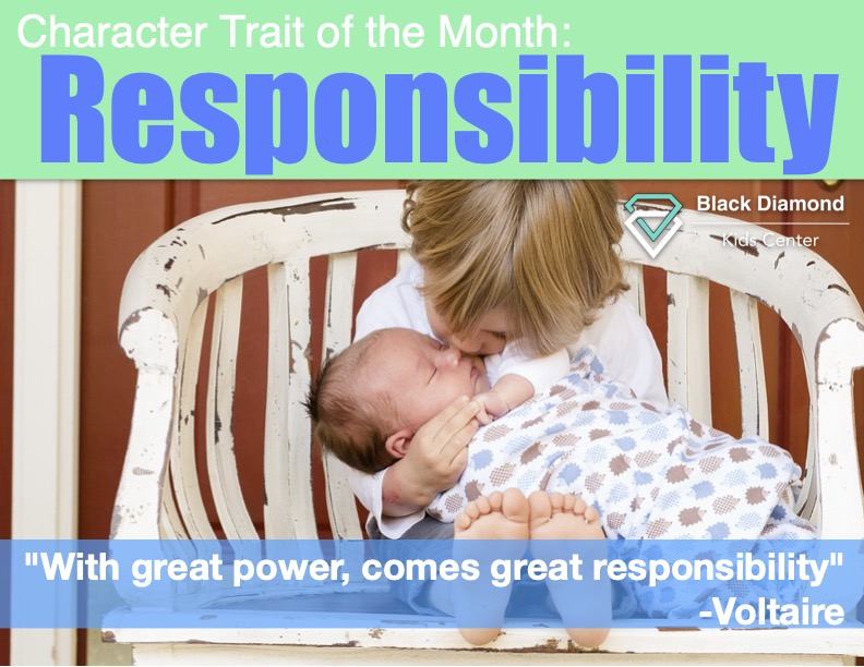 Character trait of the month: Responsibility